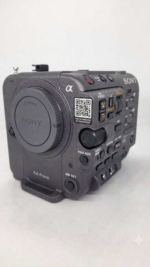 Scan de um código QR numa câmara Sony